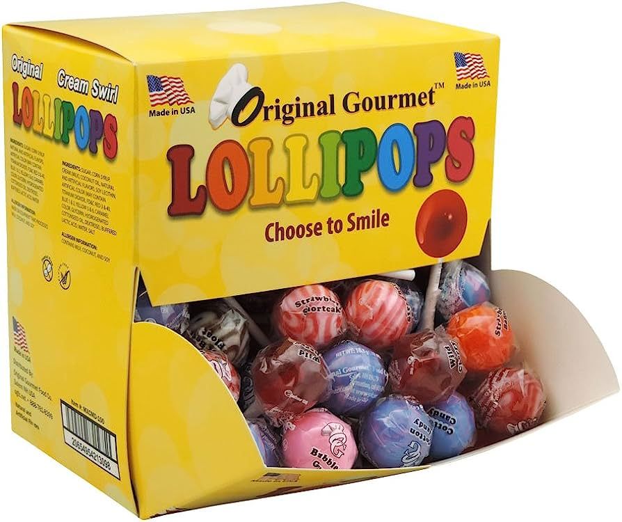 Original Gourmet Change Maker Mini Cream Swirl and Original Lollipops, 100 Count (Pack of 1), 0.0... | Amazon (US)