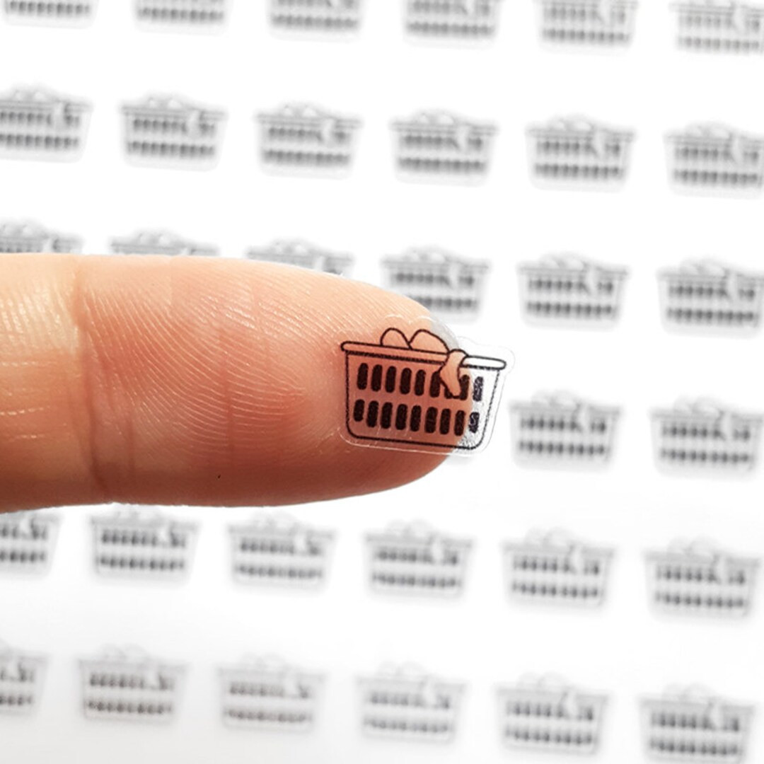 56 Planner Stickers - Laundry Basket | Etsy (US)