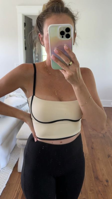 Amazon find: cutest sports bra ever that neutral and feels so high quality. Great lululemon dupe! Wearing size Small. #founditonamazon

#LTKFind #LTKFitness #LTKunder50