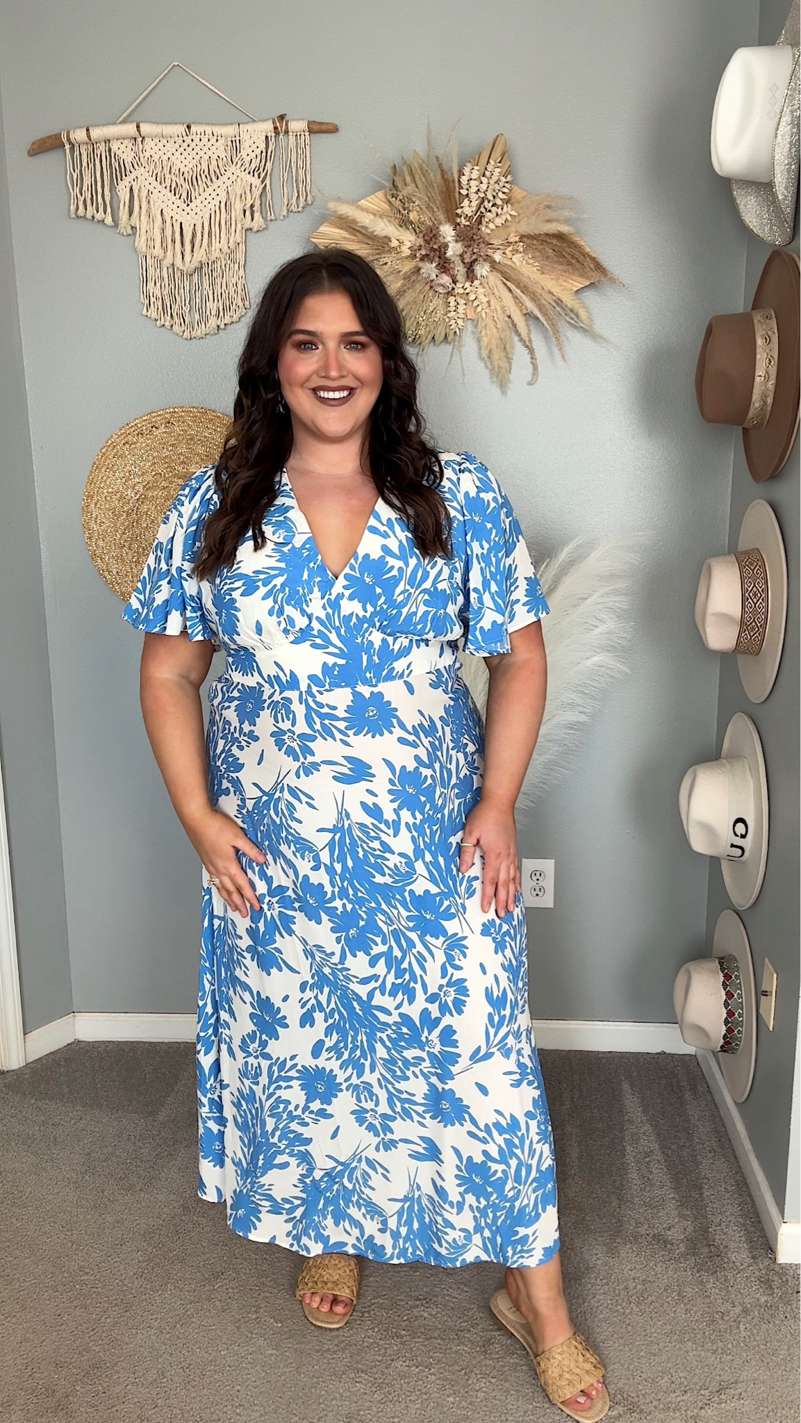 Target new Spring arrivals 🎯 Gorgeous dress option for baby shower or vacation! Wearing a size 18. On sale for under $30

#LTKStyleTip #LTKPlusSize #LTKFindsUnder50