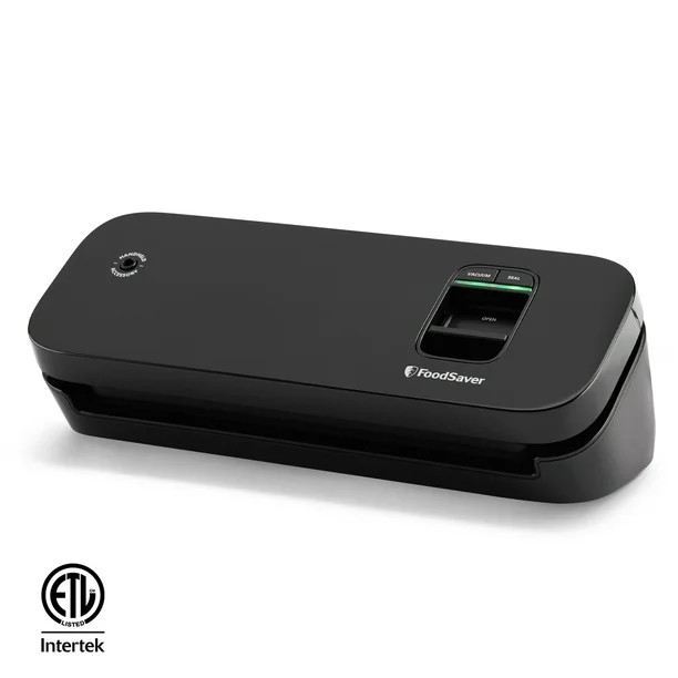 FoodSaver Space Saving Food Vacuum Sealer, Black | Walmart (US)