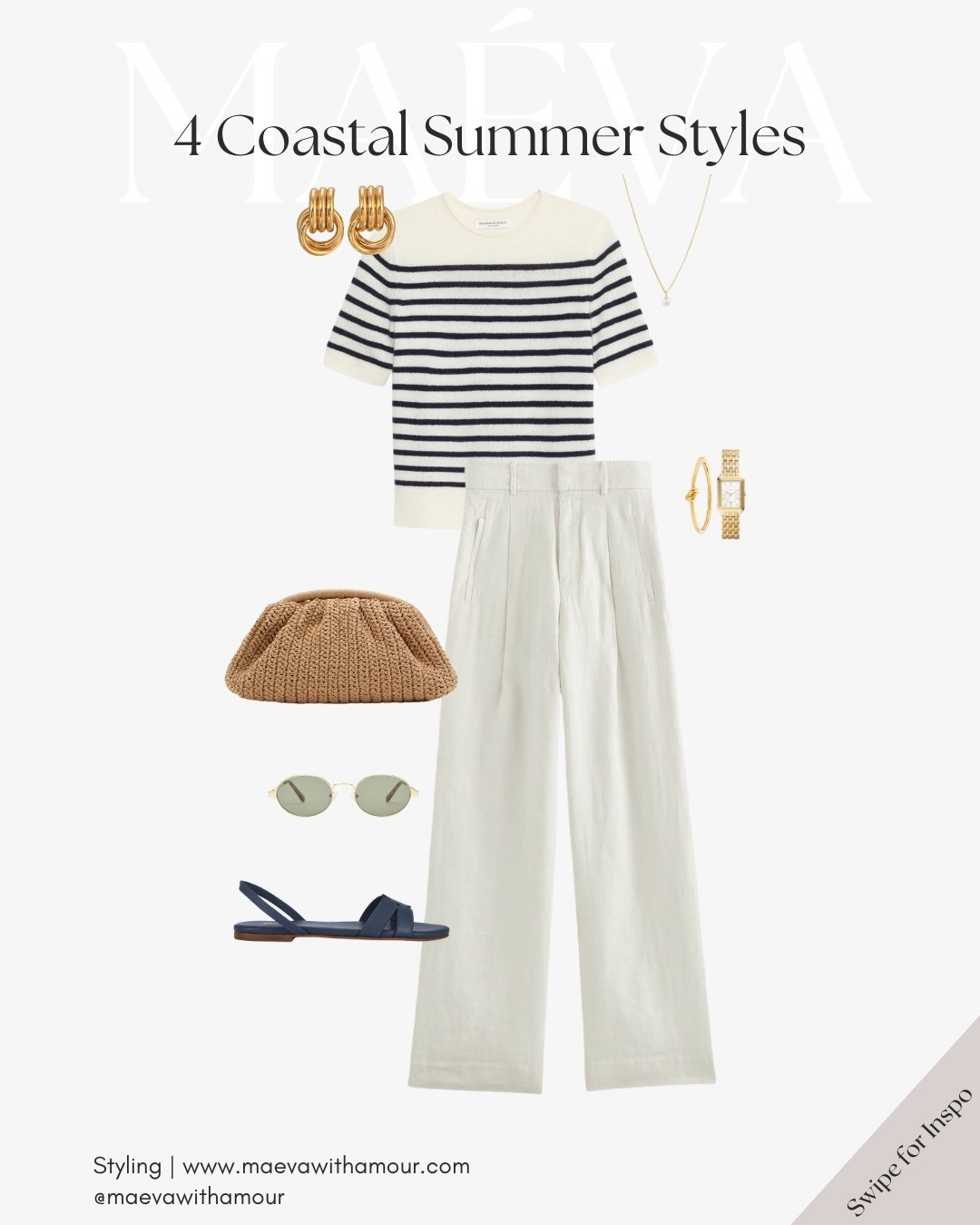4 coastal looks for summer days ☀️ Think crisp stripes, breezy linen, and that timeless coastal charm we love! From relaxed shirts to tailored shorts, these outfits are easy to wear and endlessly versatile, perfect for seaside escapes or simply bringing a little coastal ease to your everyday wardrobe ⚓️

💙 Adore these looks? Comment SHOP to receive a DM with the link or head to the link in bio to shop the looks & more! 

👉 Save & Follow to discover French-inspired style and wardrobe tips, designed to elevate your everyday fashion!

With Amour, M.

#coastalstyle #coastalstyleinspo #capsulewardrobe #frenchstyle #summeroutfit #styleguide #styleinspo 


#LTKTravel #LTKSummerEdit #LTKStyleTip