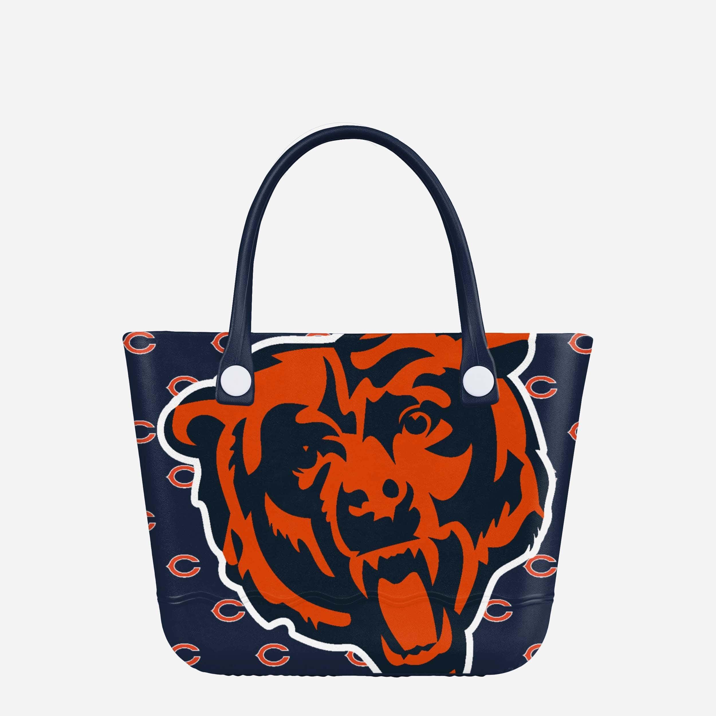 Chicago Bears Big Logo Mini Print Tailgate Tote Bag | FOCO inc