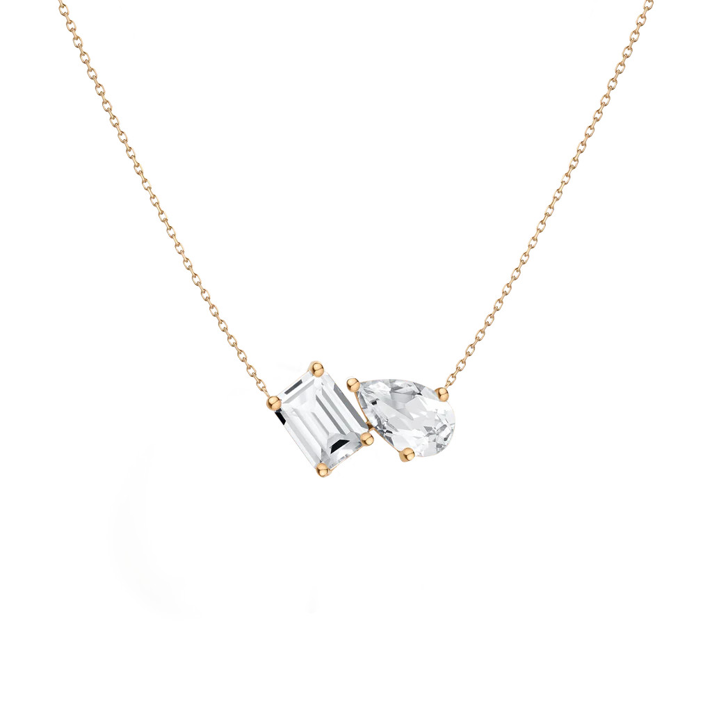 Ready-to-Ship Toi et Moi Gemstone Heirloom Necklace | AUrate New York