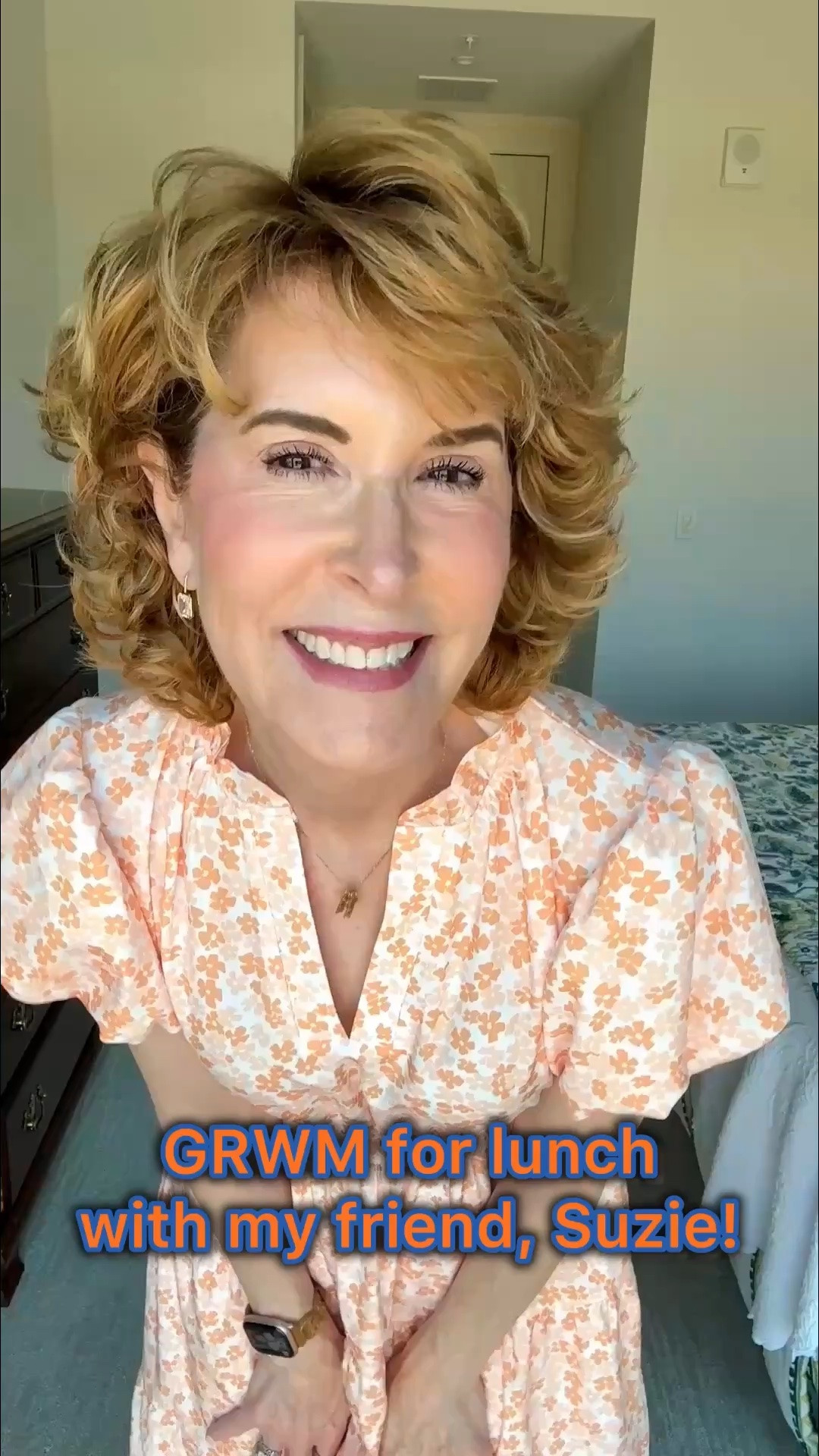 CLICK THROUGH on the links below to see the right colors! They’re in stock, I promise!
This summer-to-fall transitional outfit pairs a feminine orange floral maxi dress with bright orange flat sandals, a coordinating orange cardigan, a personalized necklace, CZ earrings, and simple gold jewelry. The puff-sleeve maxi dress features a ruffled V-neckline, smocked elastic waist, full flowy skirt, and pockets. It’s a colorful fall outfit for women that would be perfect as a lunch outfit, vacation outfit, date night outfit, casual fall wedding guest outfit, Labor Day outfit, or fall family photo outfit.

#LTKgrwm #LTKSeasonal #LTKOver40