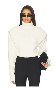 Ronny Kobo Camilla Knit Top in Ivory from Revolve.com | Revolve Clothing (Global)