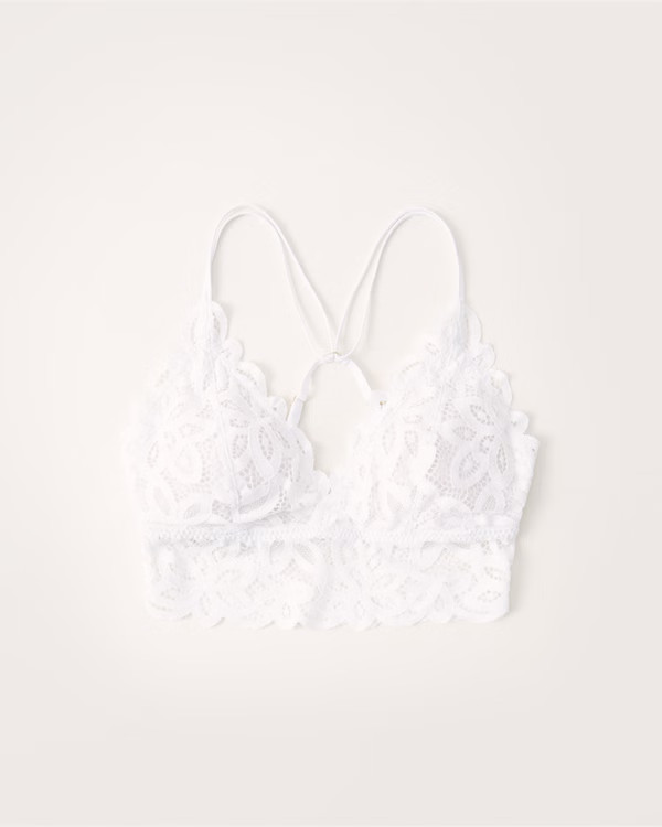 Lace Longline Bralette | Abercrombie & Fitch (US)