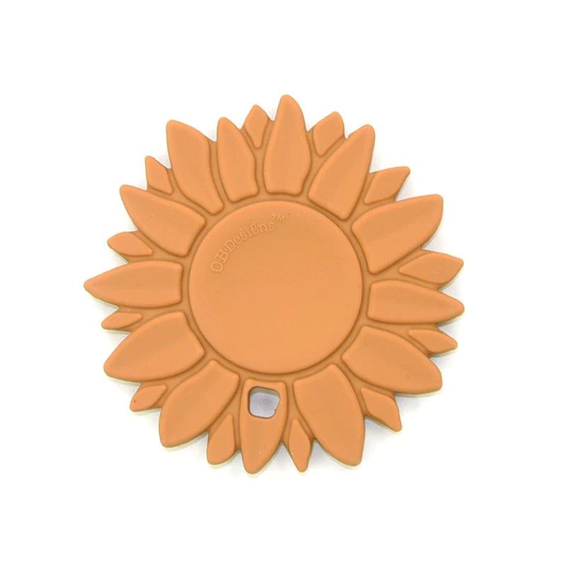 Silicone Sunflower Teether - Ginger | Project Nursery