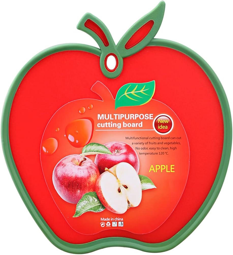 VALINK Plastic Chopping Board,Fruit Shape Shaped Chopping Board,Chopping Boards for Kitchen Durable  | Amazon (US)