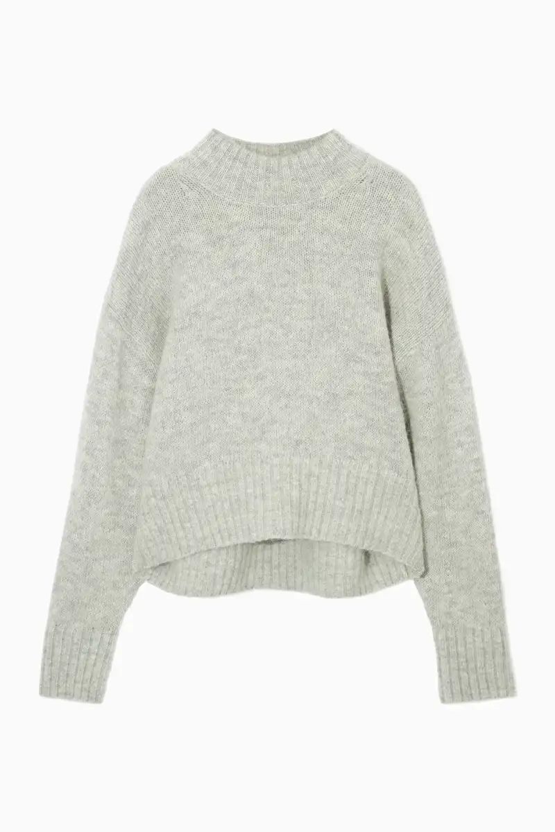 BOXY HAIRY ALPACA-BLEND JUMPER | COS UK