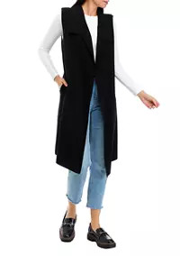 Women's Sleeveless Shawl Collar Vest | Belk