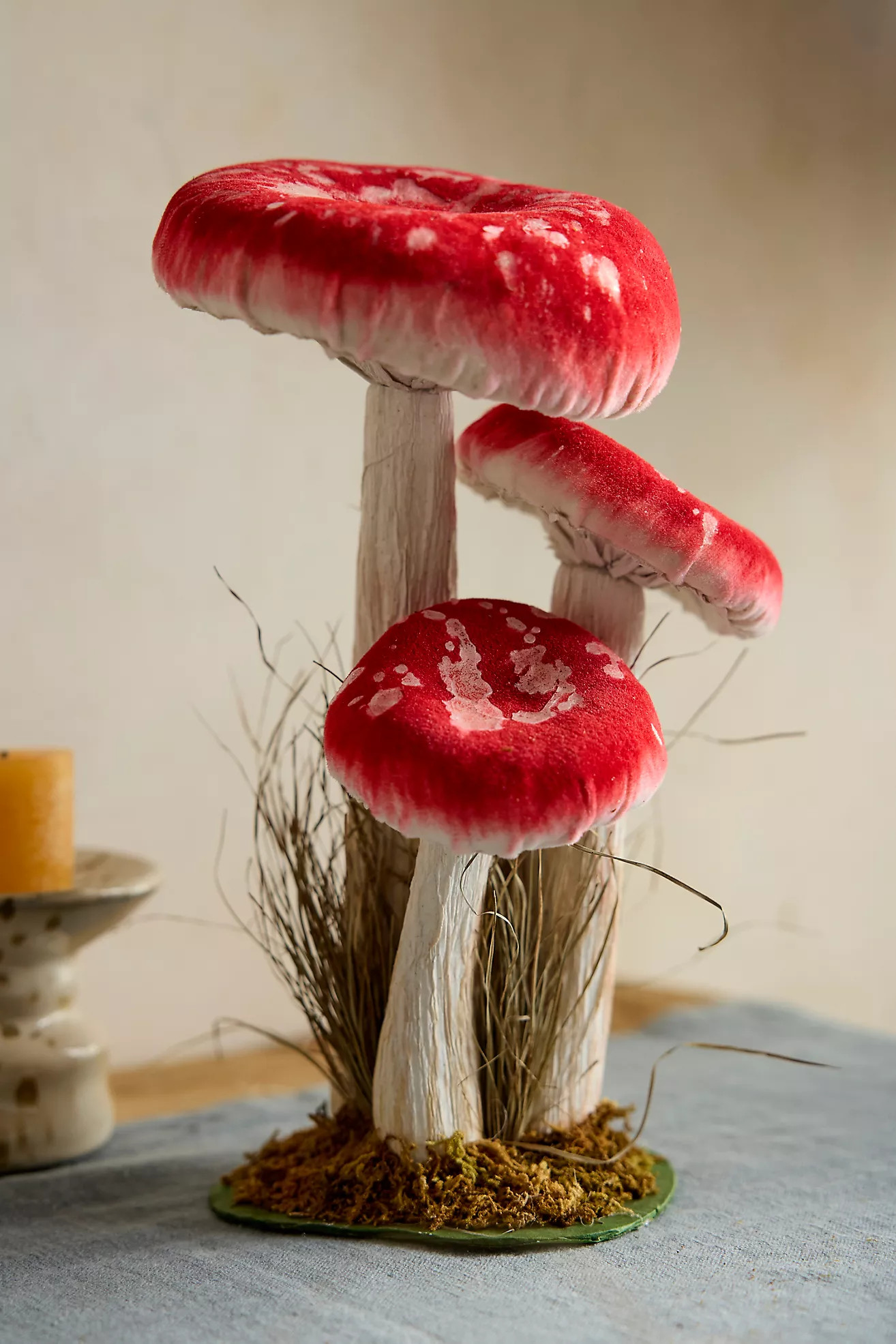 Velvet Mushrooms, Large | Anthropologie (US)