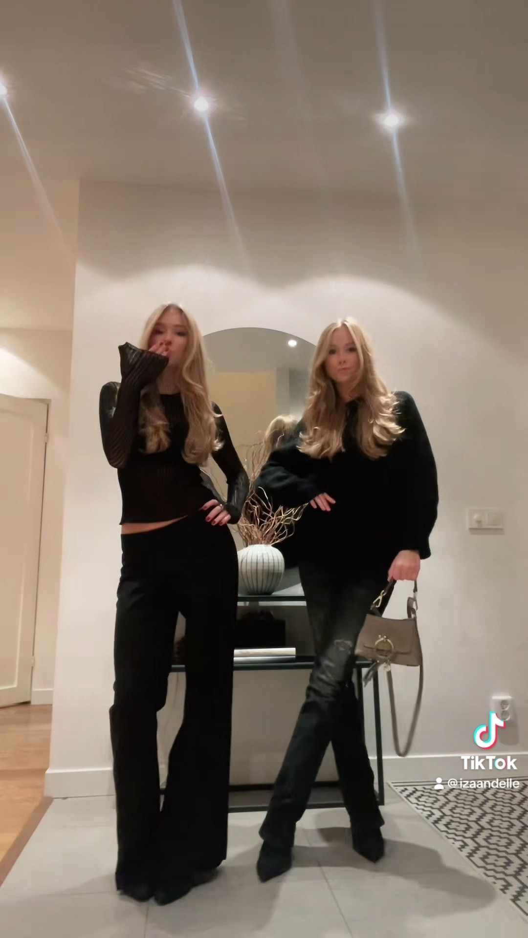 Mesh & knitted strip top, sheer top, lace long sleeve, black tailored wide leg trousers, oversized sweater, skinny jeans, pointed black boots, asos, mango 

#LTKeurope #LTKSeasonal #LTKstyletip