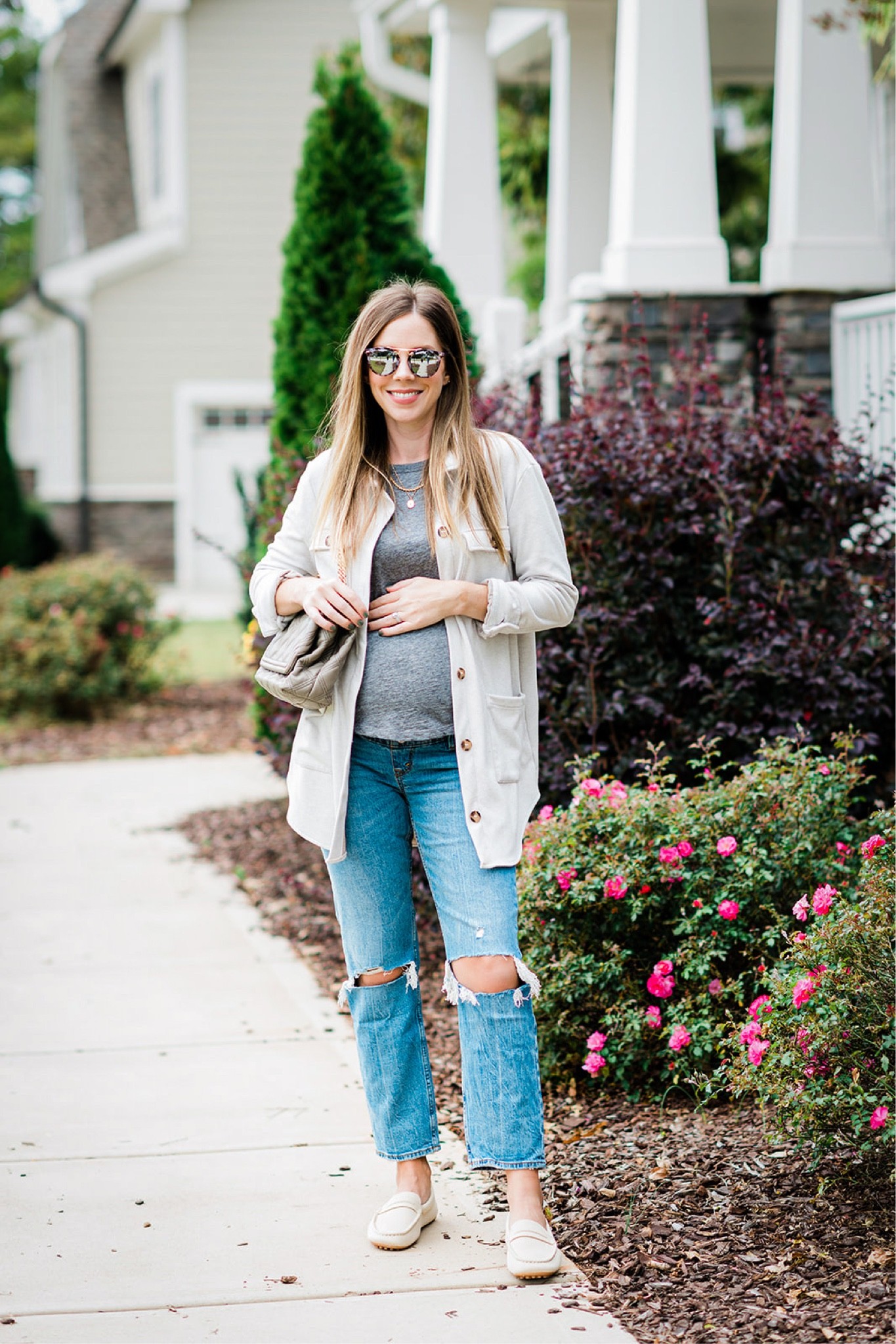 Casual maternity outfit 

#LTKbump
