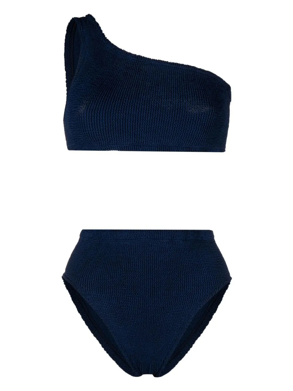 Hunza G Bella one-shoulder Bikini - Farfetch | Farfetch Global