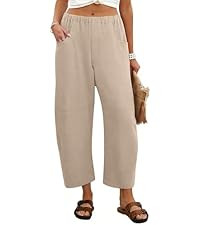 Lviefent Pantalones cortos con dobladillo de encaje para mujer, estilo casual, cintura con cord\u... | Amazon (US)