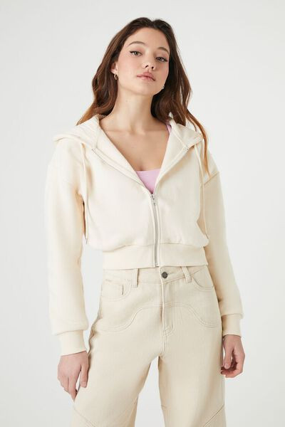 Basic Fleece Zip-Up Hoodie | Forever 21