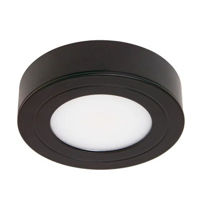 Armacost Lighting PureVue Dimmable LED Puck Light, Daylight 5000K, Black 253413 | Wayfair North America