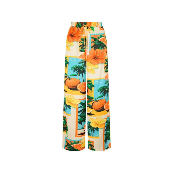 Drawstring Resort Pants - Citrus Sea | Kulani Kinis US
