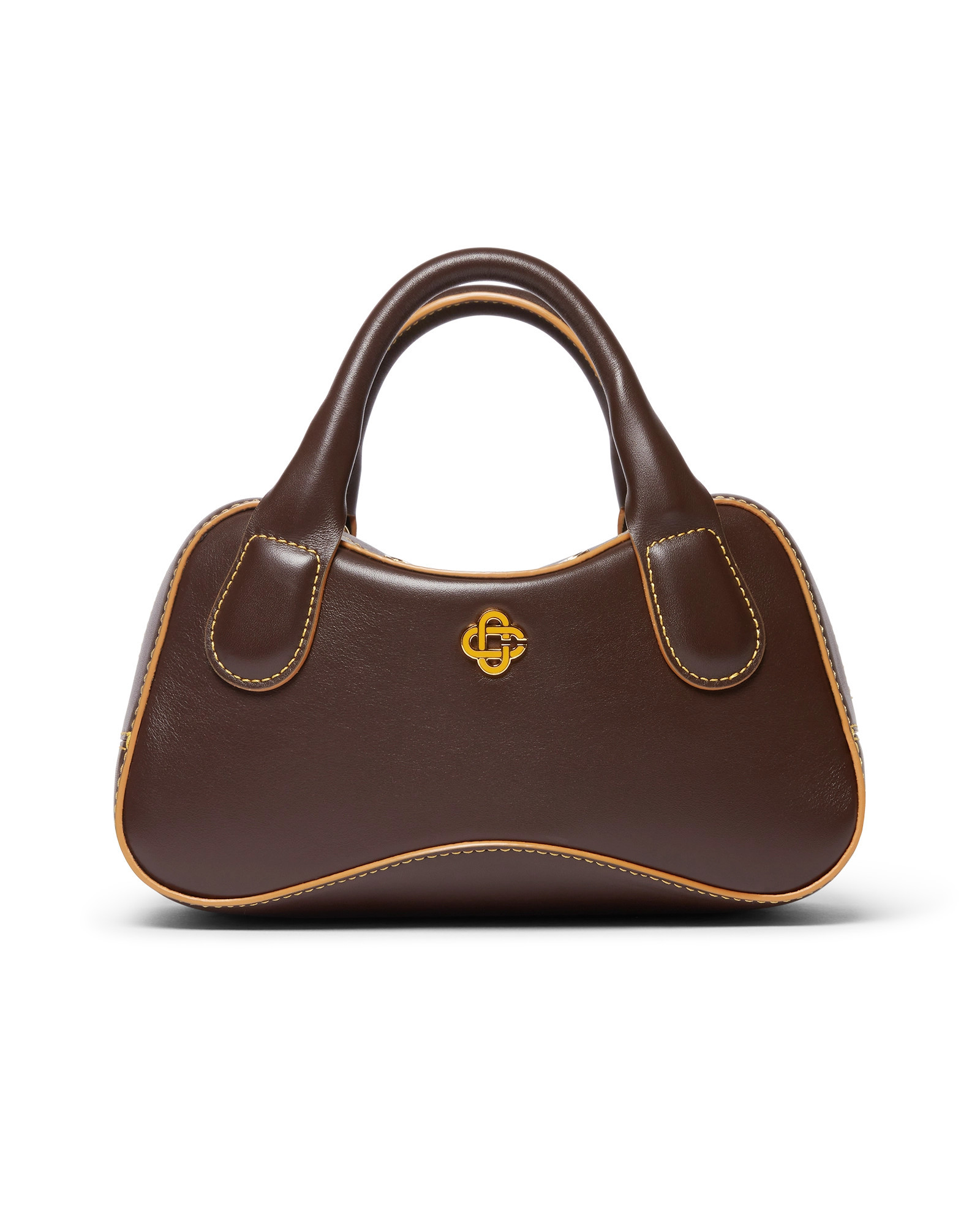 Brown Micro Bowling Bag by Casablanca Paris | Casablanca Paris (Global)