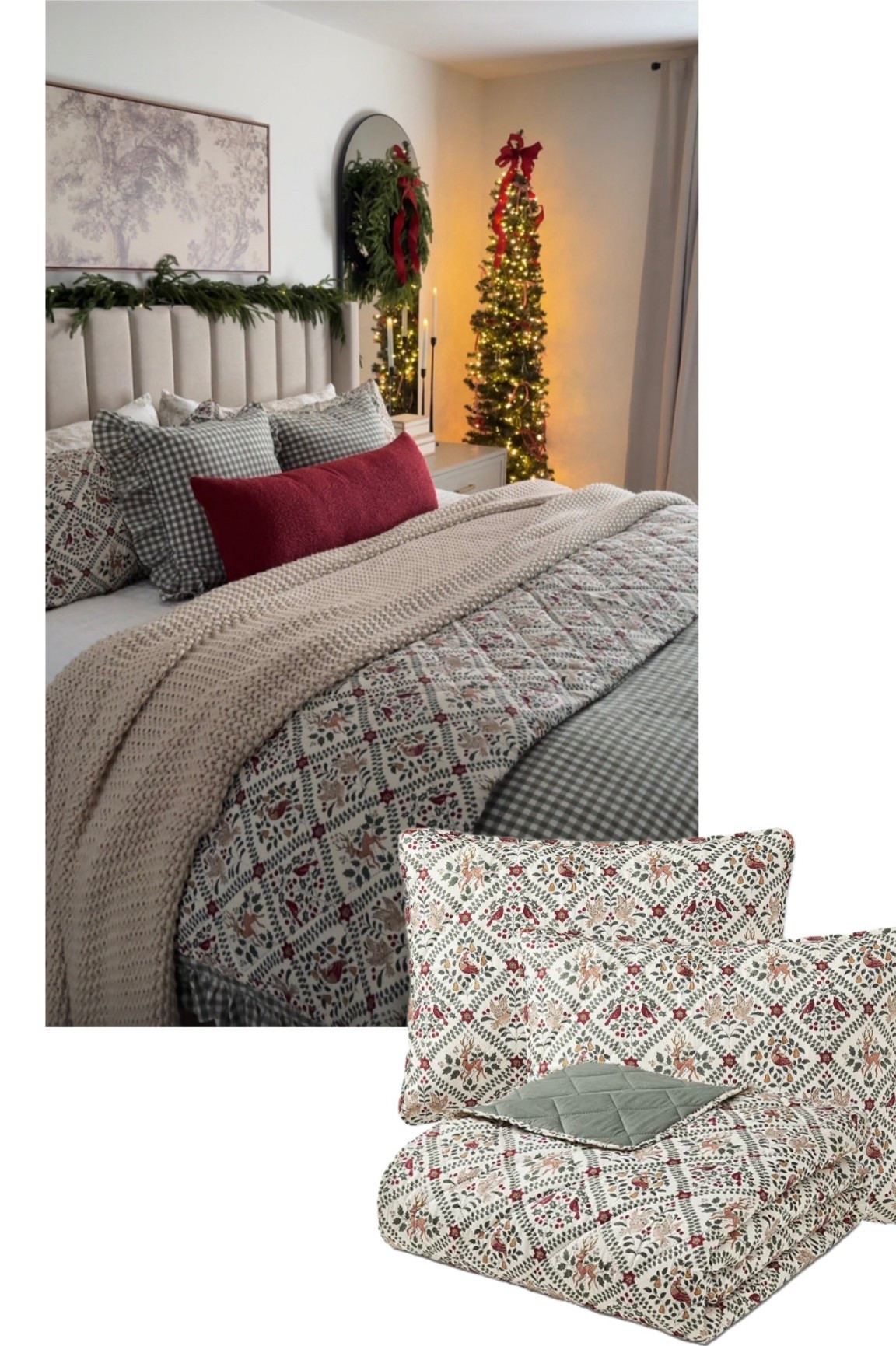 My Christmas quilt set is on sale 60% off!
Available in twin, full/queen, or king 
Quilt & sham(s) set 


Christmas bedding, holiday bedding, quilt set, Christmas quilt, Macy’s home 

#LTKSaleAlert #LTKHome #LTKHoliday