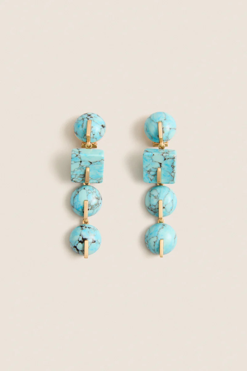Ibiza Turquoise Laguna Earrings | Tuckernuck (US)