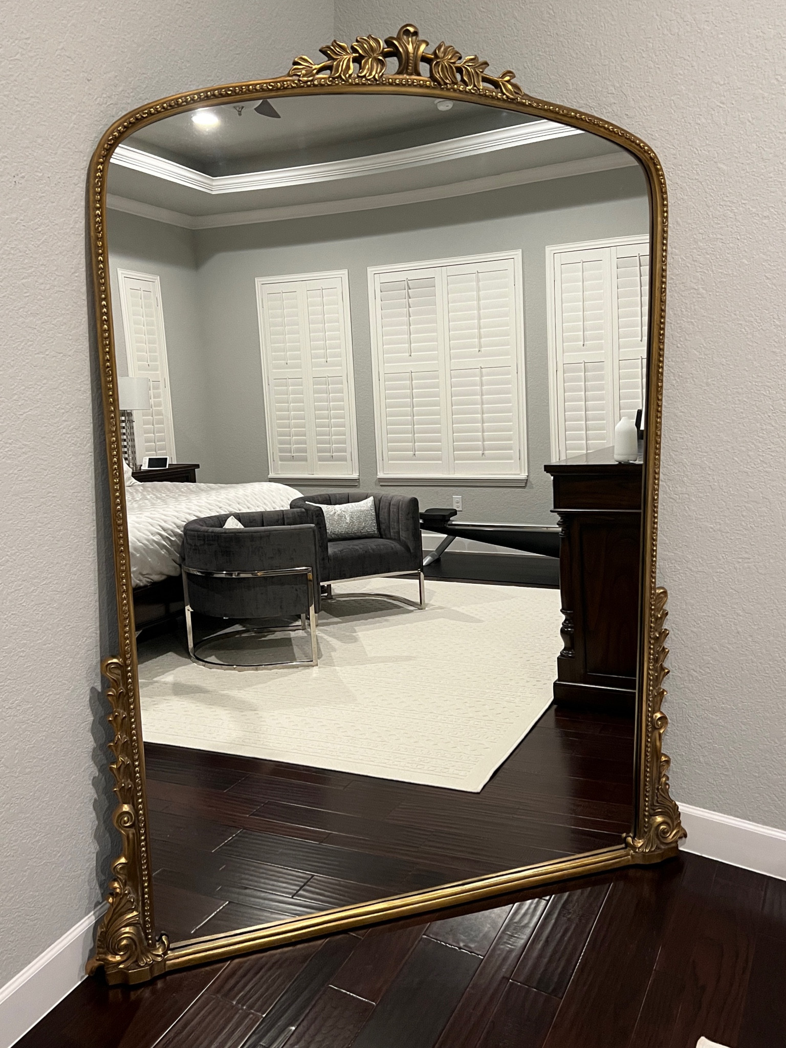 Beautiful Primrose 7’ mirror in Gold. Worth every penny 

#LTKhome