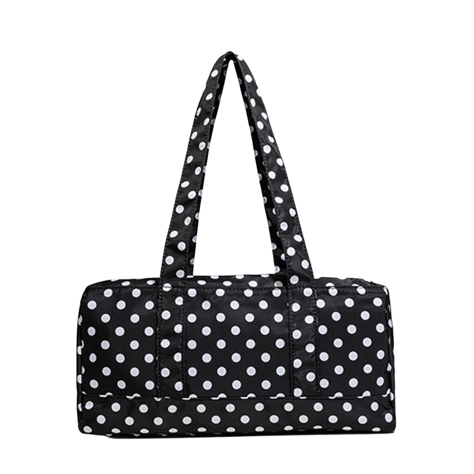 HUISZJ Polka Dot Shoulder Bag, Women Nylon Retro Shoulder Bag, Large Capacity Zipper Travel Duffl... | Walmart (US)
