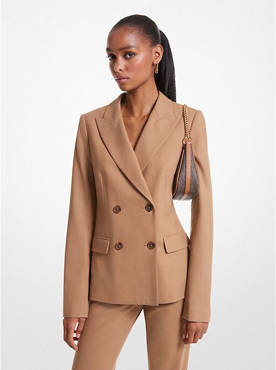 Stretch Wool Blazer | Michael Kors US