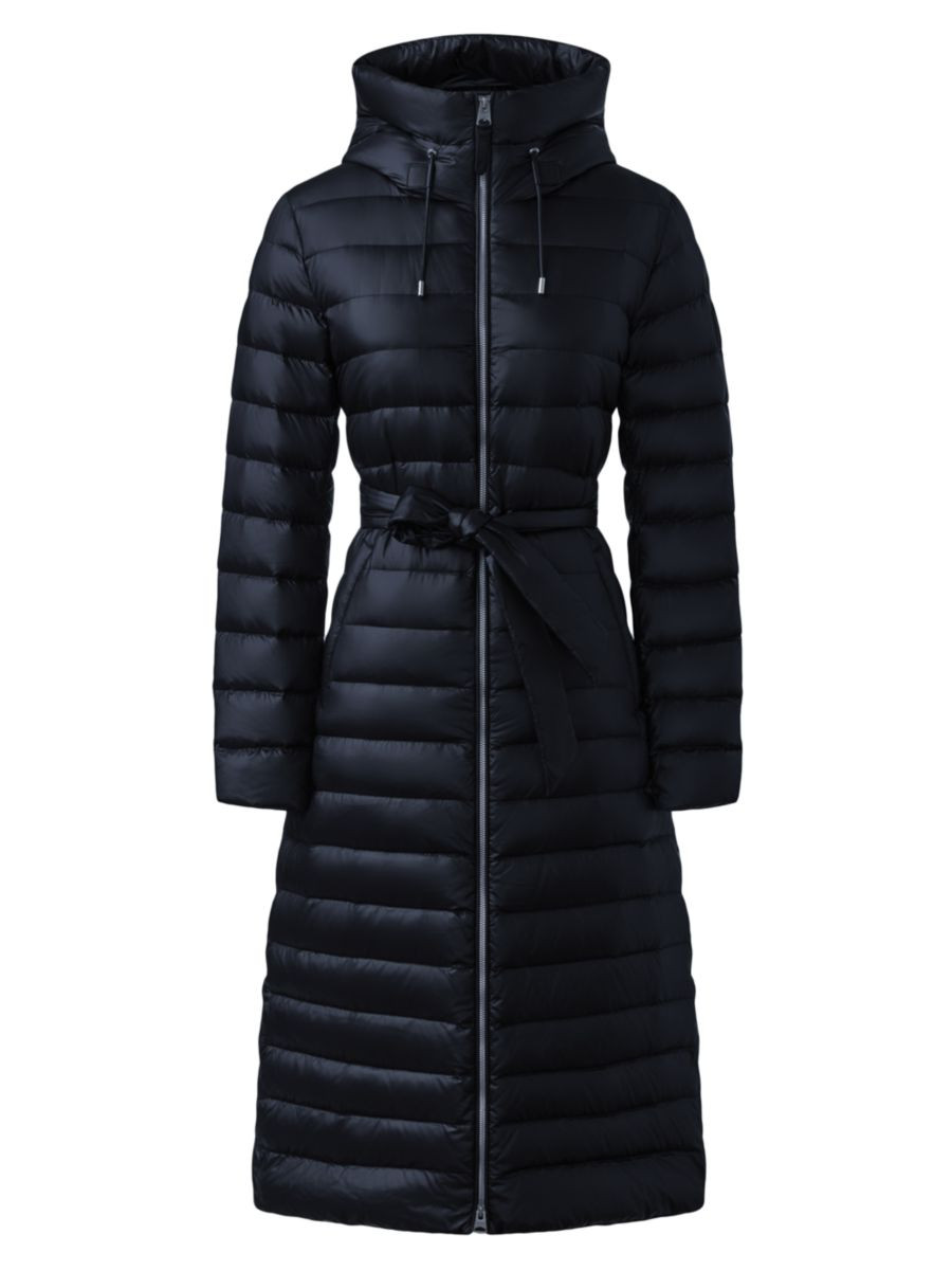 Mackage Portia Hooded Sateen Down Coat | Saks Fifth Avenue