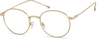 Gold Round Glasses #3214614 | Zenni Optical | Zenni Optical (US & CA)
