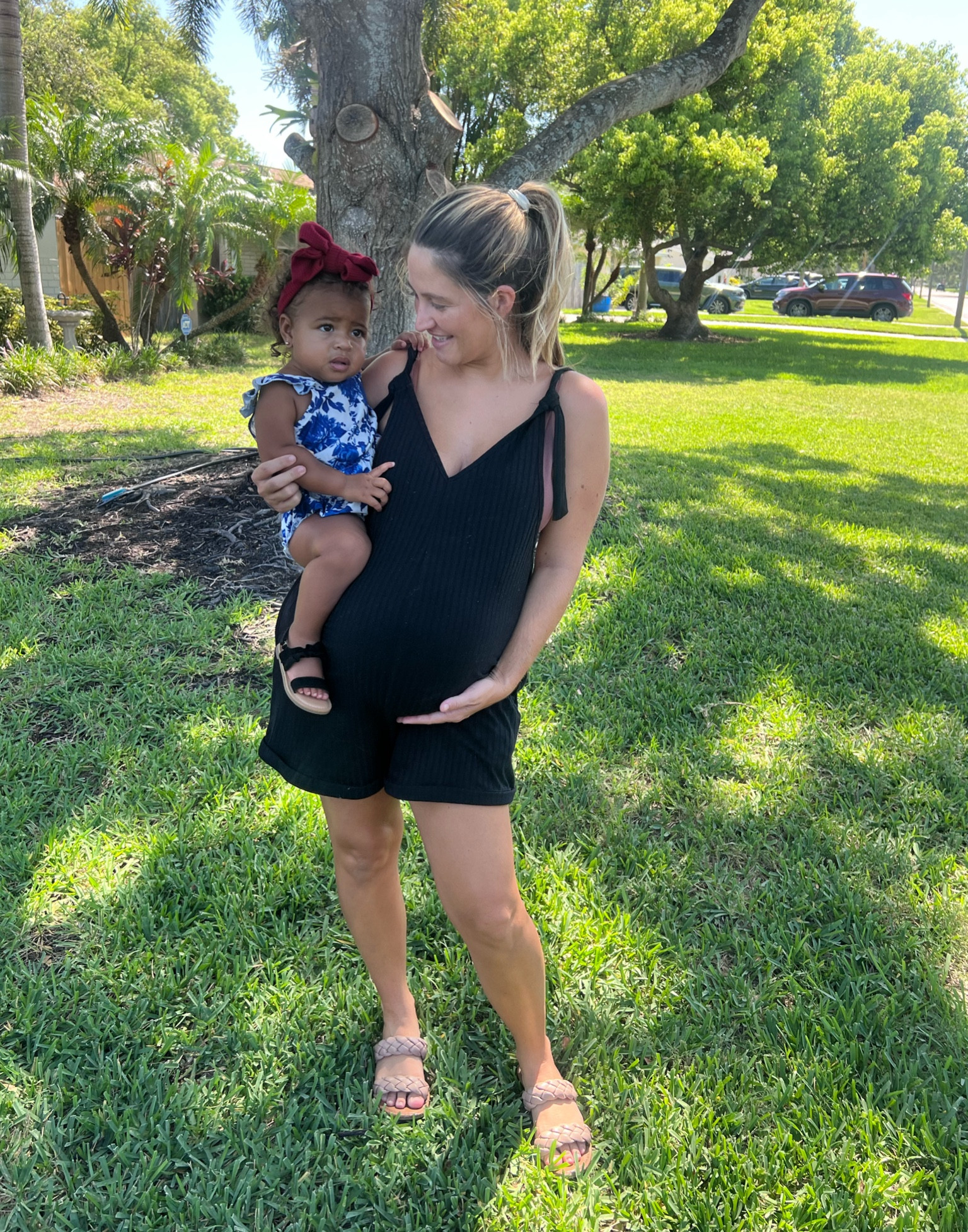 Been living in this romper toward the end of this pregnancy. It has been my go to and I’m loving all these little sets. Make getting dressed with a bump way easier! Pregnancy outfits, bump friendly outfit, romper, women’s jumper for pregnancy, postpartum outfit, postpartum cozy, maternity romper 

#LTKBump #LTKFindsUnder50 #LTKFindsUnder100
