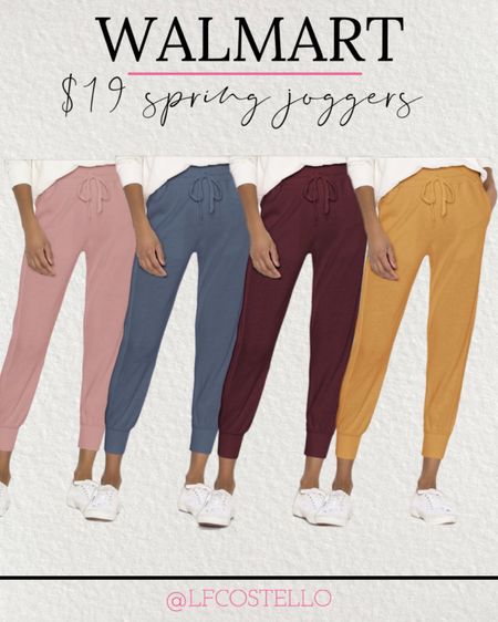 Spring joggers - Walmart joggers - $19 joggers - spring pants - comfy pants - Walmart joggers 

#LTKSale #LTKstyletip #LTKunder50