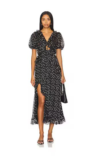 Bennet Dress in Black Polka Dot Dress | Black Dress Casual | Black Dress Outfit  | Revolve Clothing (Global)