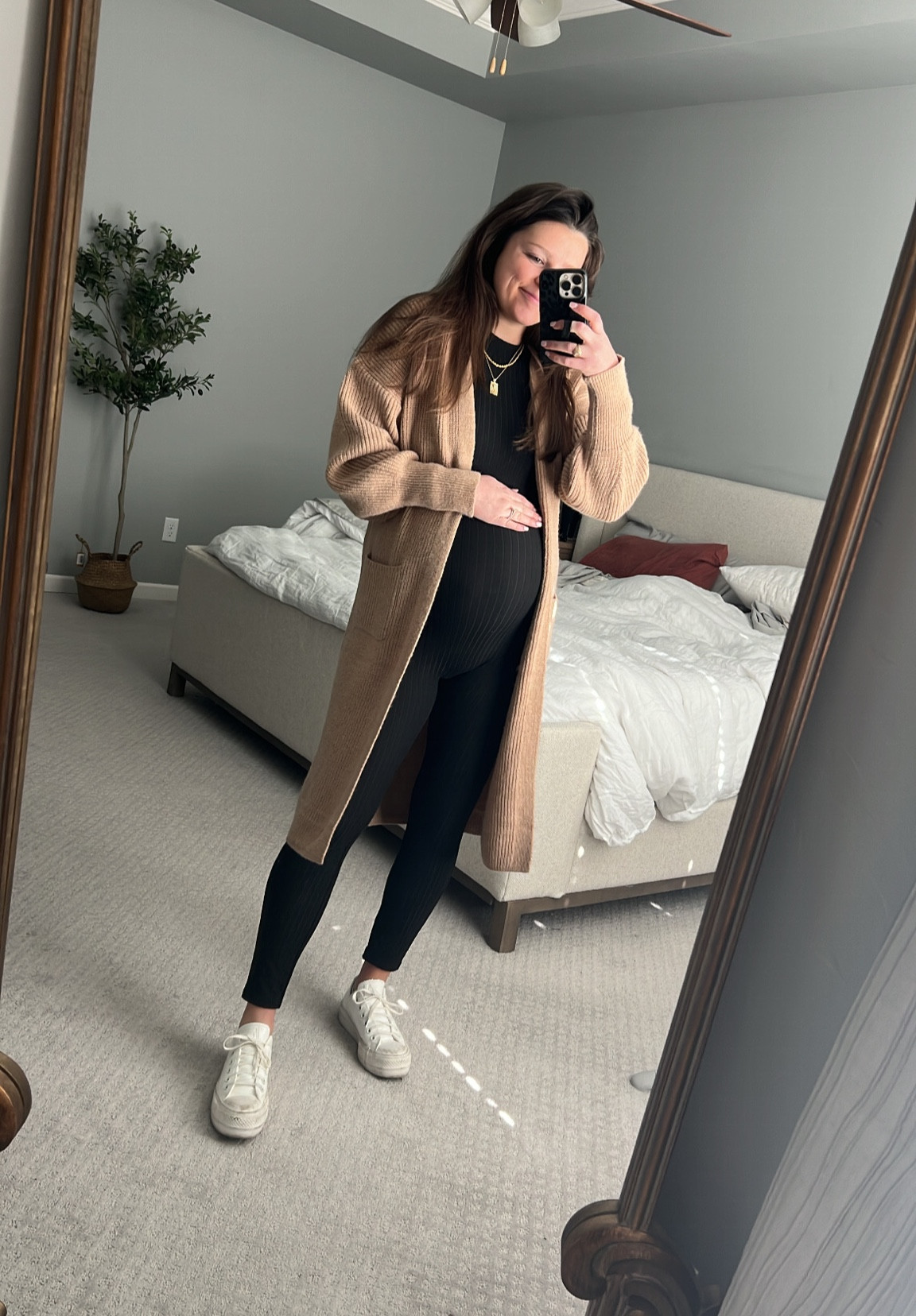 Outfit details from yesterday! Jumpsuit and cardigan are both sold out but will link a few others similar :) code ITSNIKKIJEAN25 for 25% off 

Tan cardigan / beige cardigan / cardigan sweater / casual outfit / cardigan outfit / maternity outfit / casual maternity outfit / bump friendly / bumpsuit / black ribbed jumpsuit / black jumpsuit / long sleeve jumpsuit / chunky cardigan / cable knit cardigan / chunky knit cardigan / long cardigan 

#LTKSeasonal #LTKbump #LTKstyletip