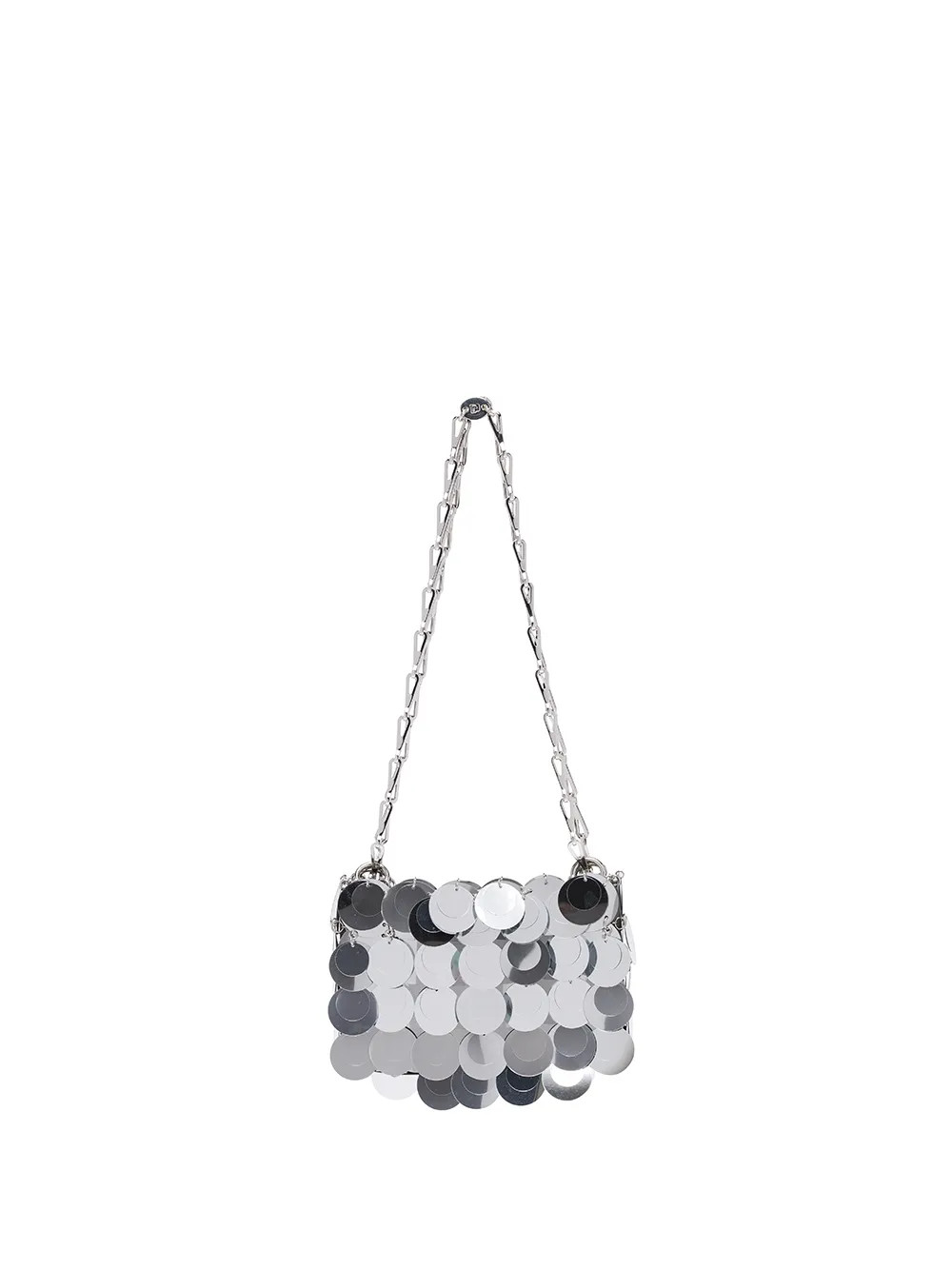 Rabanne Nano 69 Shoulder Bag | Silver | FARFETCH | Farfetch Global