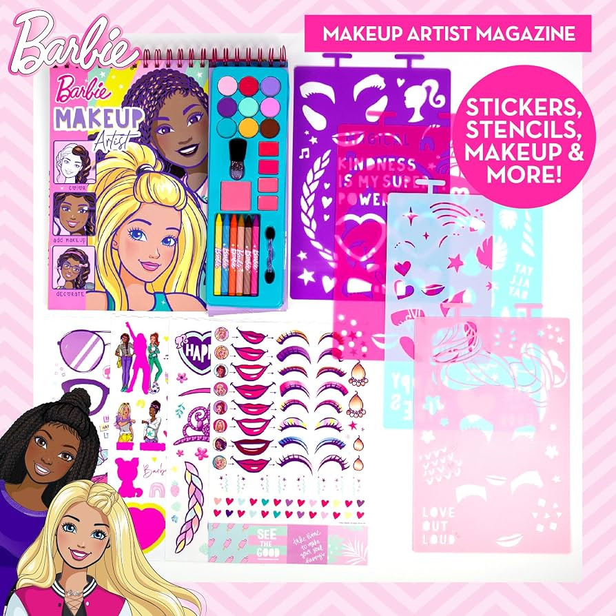 Horizon Group USA Makeup Artist Magazine Kit, Barbie | Amazon (US)