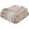 Sedona House Faux Fur Throw Blanket - Super Soft Fuzzy Faux Fur Cozy Warm Fluffy Beautiful Plush ... | Amazon (US)
