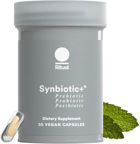 Ritual Synbiotic+ Probiotic, Prebiotic, Postbiotic, 3-in-1 Supplement for Gut Health and Digestiv... | Amazon (US)