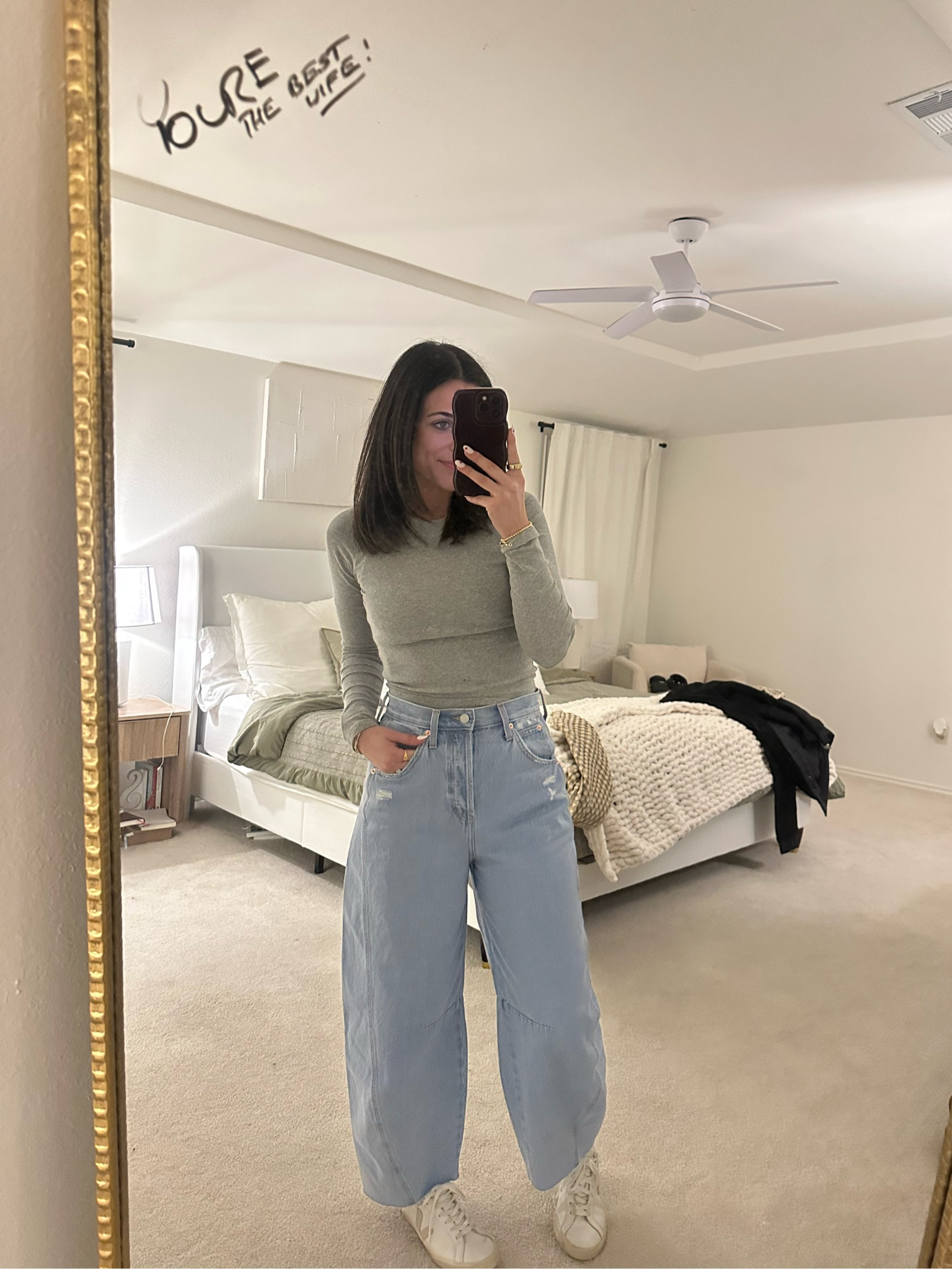 Obsessed with these barrel jeans I found at target!!! Target denim is on sale right now!

#LTKStyleTip #LTKSaleAlert #LTKFindsUnder50