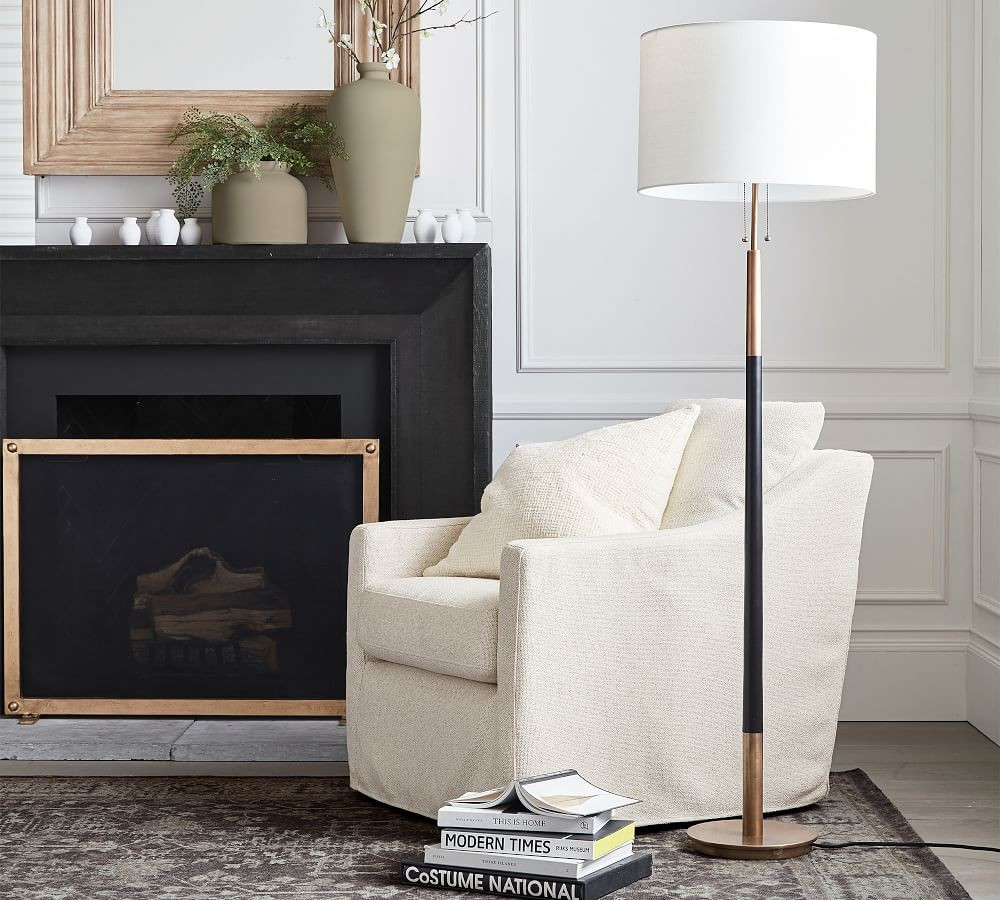 Reese Metal Floor Lamp | Pottery Barn (US)