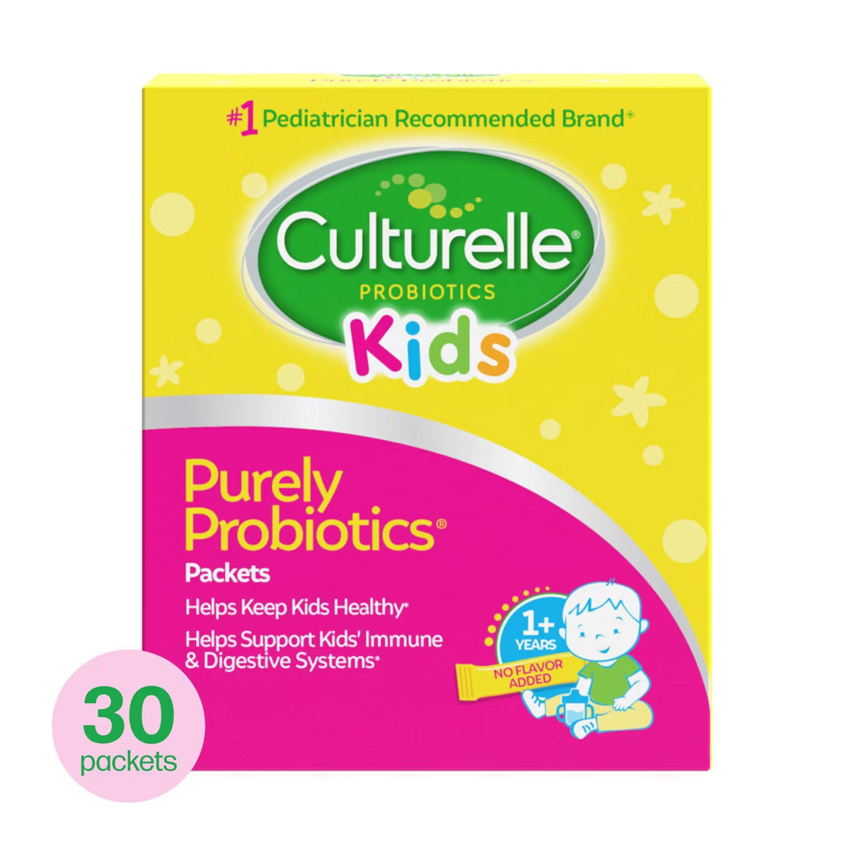 Culturelle Kids Daily Probiotic Packets for Healthy Immune and Digestive System Powder - 1.5oz/30... | Target