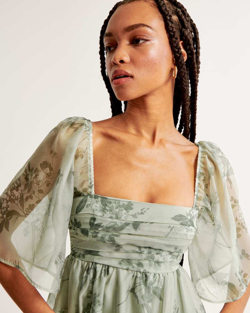 Women's Emerson Angel Sleeve Mini Dress | Women's Dresses & Jumpsuits | Abercrombie.com | Abercrombie & Fitch (US)