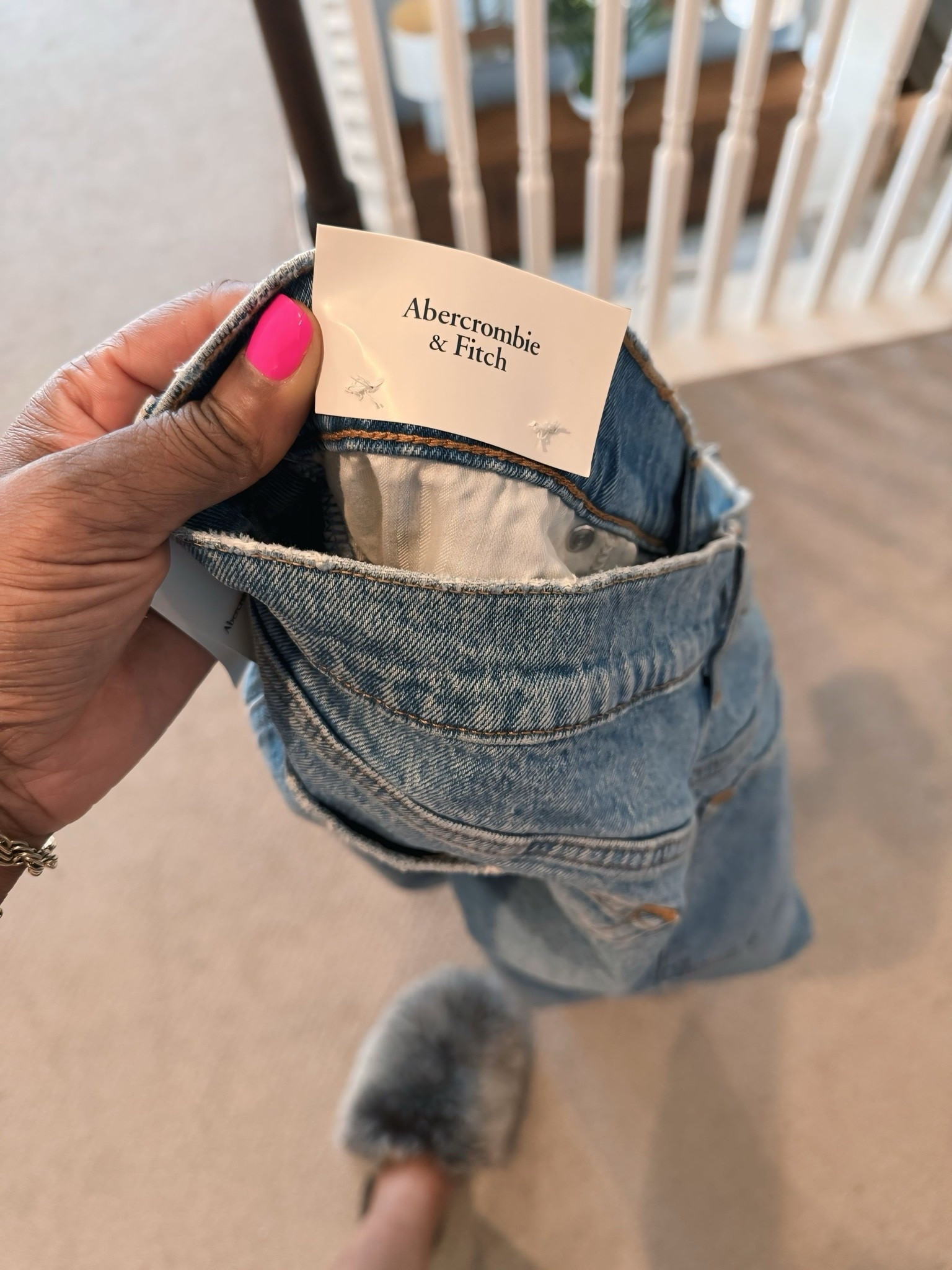 I’ve been wanting a new pair of Abercrombie & Fitch jeans for a while now. So when I saw they were having a sale, I bought three! ￼