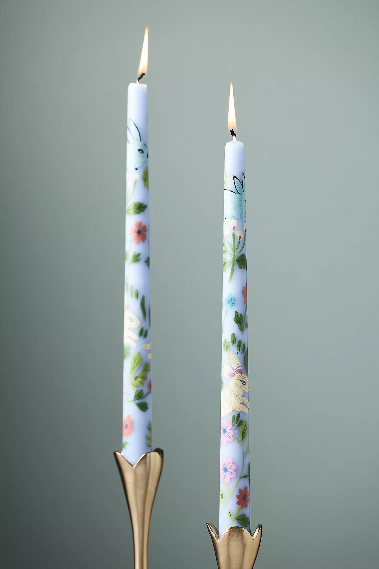 Easter Handpainted Taper Candles, Set of 2 | Anthropologie (US)
