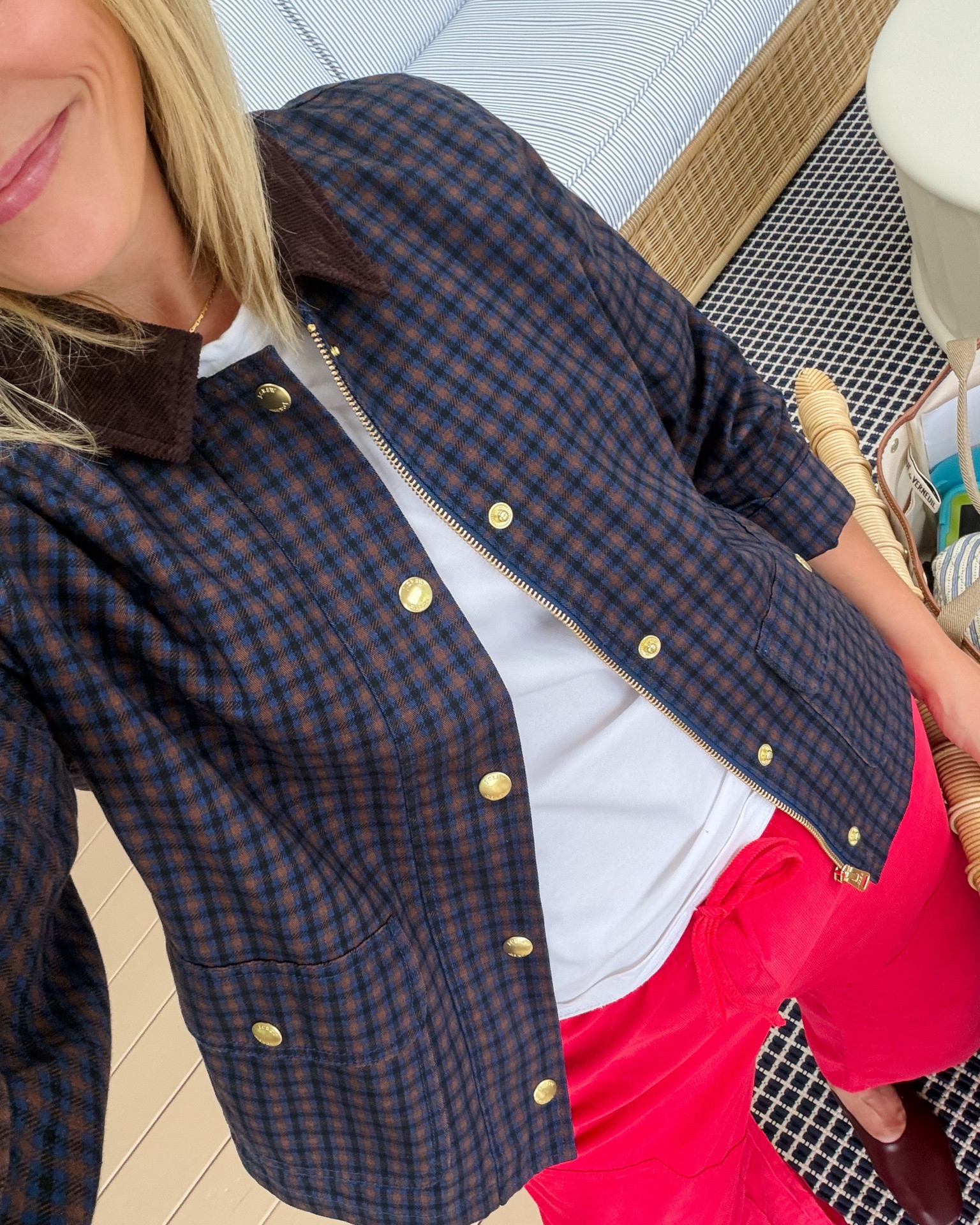 Pant sizing is generous, I'm still wearing my regular size small but size down if in between. Length runs short I'm 5'3" wearing a classic length ~ J.Crew factory does it again with this jacket! Now on sale for just around $100 wearing my regular size small. Madewell perfect white tee is a favorite for Fall layering. Schutz burgundy flats are walk all day comfortable and a Fall neutral! code LATELY10 on my spooky Ruggable doormat. xo, Claire

#LTKmomlife #LTKSaleAlert #LTKgrwm