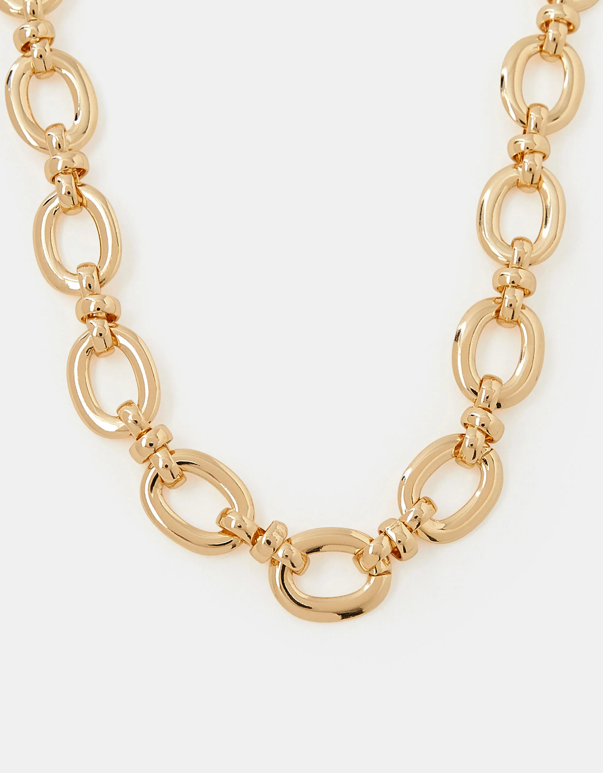 Chunky Oval Link Chain Necklace Gold | Accessorize (Global)