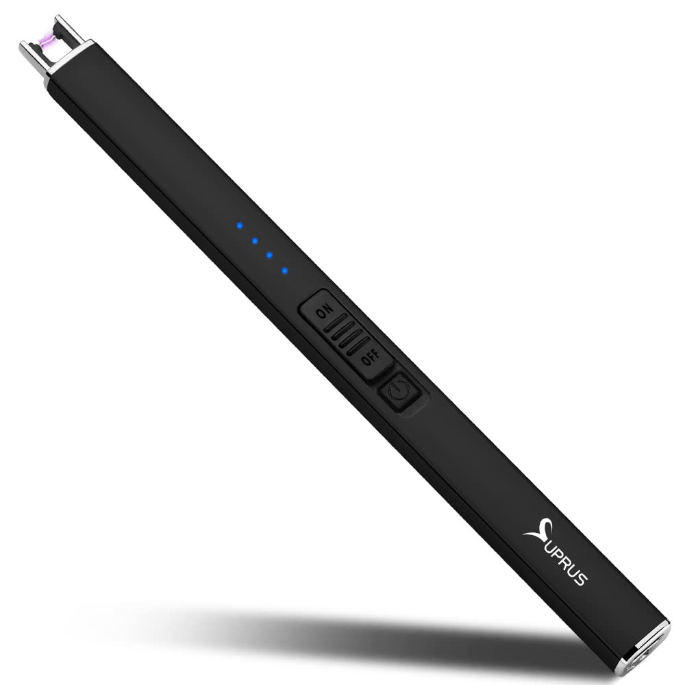 SUPRUS Electric Lighter Arc Windproof Flameless USB Lighter Rechargeable Lighter with Safety Lock... | Walmart (US)