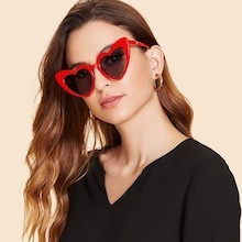 Heart Shaped Frame Sunglasses | ROMWE