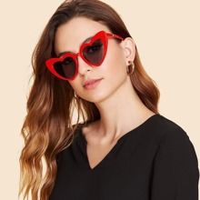 Heart Shaped Frame Sunglasses | ROMWE